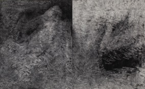 Áhkáid suolu I, akryl 2019, 27x44 cm, foto KOS